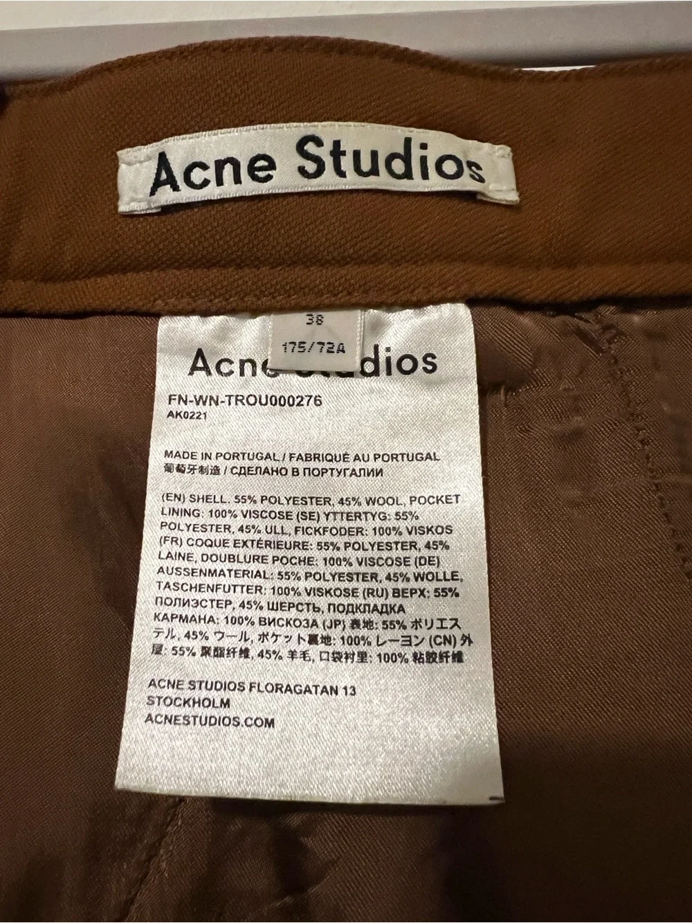Acne Studios Tailored Trousers - Picture 5 of 5
